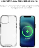 Capa transparente TPU acrílica anti impacto para iPhone