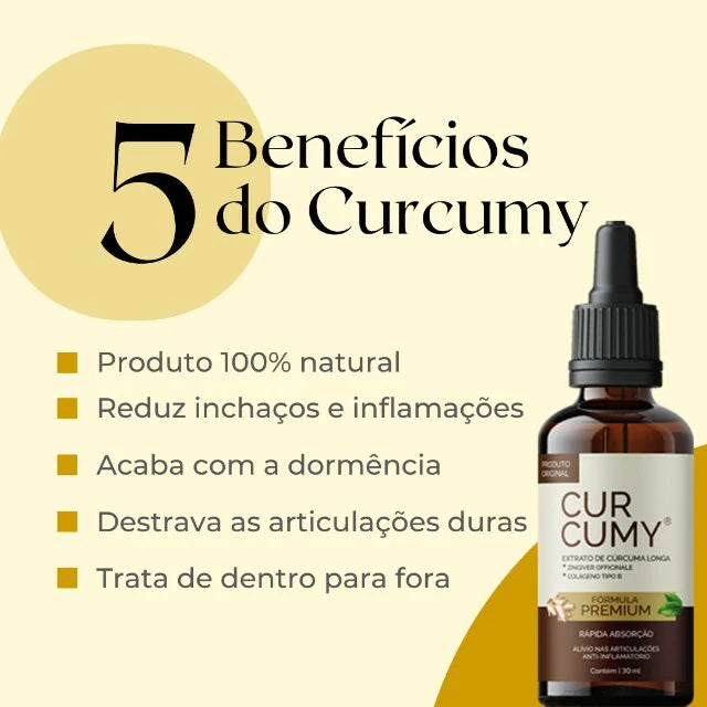 Curcumy Premium Suplemento Natural Alivio De Dores(ORIGINAL)