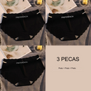 Calcinha de Seda Gelada Antibacteriana 3PCS - ATMOSPHERE SHOP