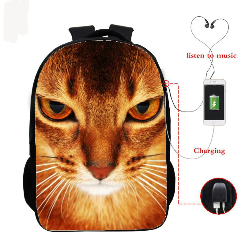 Mochila Infantil Gatinhos 3D - ATMOSPHERE SHOP