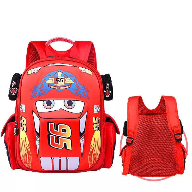 Mochila Infantil Escolar Carros Relâmpago Mcqueen