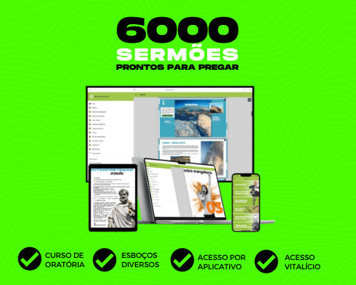 Aplicativo do Pregador - 6000 Sermões - ATMOSPHERE SHOP