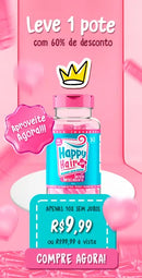 Happy Hair - Fortalecimento de Cabelos e Unhas ORIGINAL (COMPROU DOBROU) - ATMOSPHERE SHOP