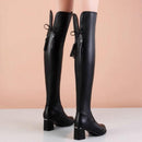 Botas femininas de cano alto | Botas Longas de Couro | ATMOSPHERE SHOP