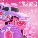 Carro Big Off-Road 2.4G com controle Remoto Pink