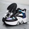 Patins Transformáveis 2 em 1 – Tênis de Caminhada e Patins Retráteis ATMOSPHERE SHOP