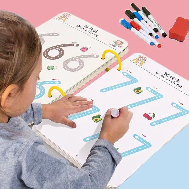 Caderno Montessori Reutilizável | Caderno infantil | ATMOSPHERE SHOP