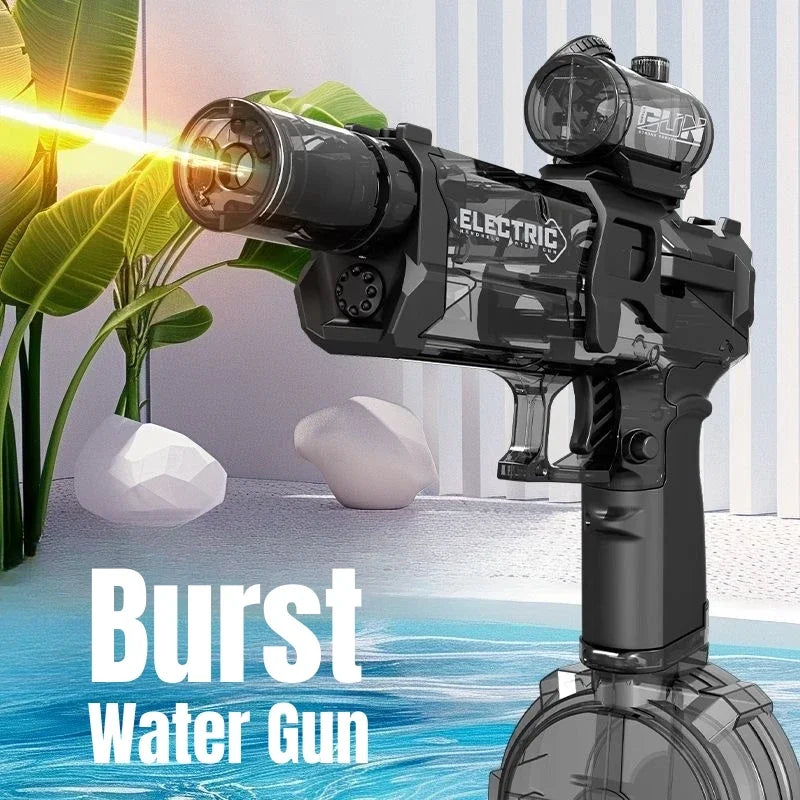 Arma Eletrica de agua e led Water Gun Toys