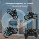Moto 2 em 1 Stunt 2.4GHz Plana e gira 360 graus