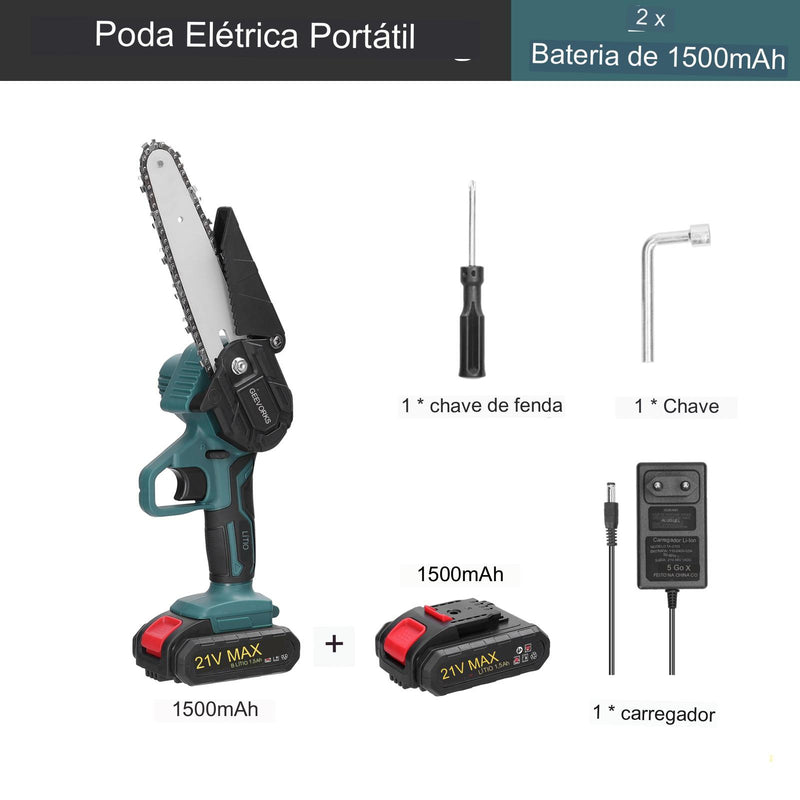 Mini Serra Elétrica Portátil De 1200W(BRINDE BATERIA RESERVA) - ATMOSPHERE SHOP