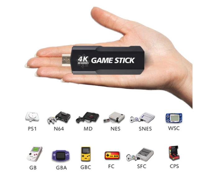 Novo Video Game Stick Retrô +34.000 Jogos - Game Stick GD10 - ATMOSPHERE SHOP