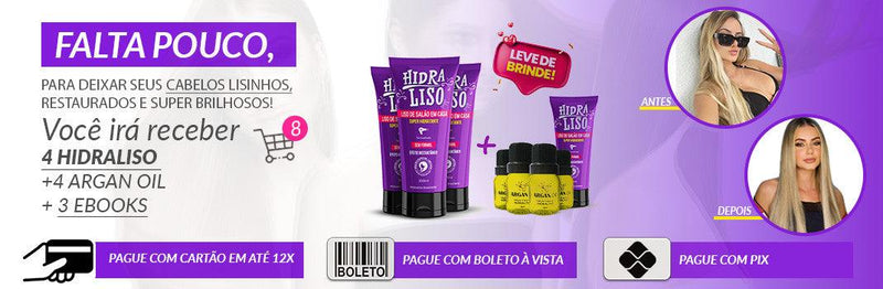 Hidra Liso Alisante de Chuveiro - Liso Agora(PROMO BRINDES) - ATMOSPHERE SHOP