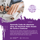 Escola de Arte e Costura - Aprenda Tudo do absoluto zero, as Técnicas Mais Atuais de Corte e Costura - ATMOSFHERE SHOP