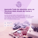 Escola de Arte e Costura - Aprenda Tudo do absoluto zero, as Técnicas Mais Atuais de Corte e Costura - ATMOSFHERE SHOP