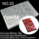 Formas para Barra de Chocolate 26 Peças - ATMOSFHERE SHOP