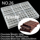 Formas para Barra de Chocolate 26 Peças - ATMOSFHERE SHOP