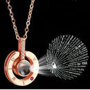 Letter Necklace 100 Languages I Love You Projection Pendant Necklace Women Jewelry Collier Femme Bijoux 2019 Best Friends Gifts - ATMOSFHERE SHOP