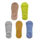 Meias Calcanhar Cores(5 Pares) - ATMOSFHERE SHOP
