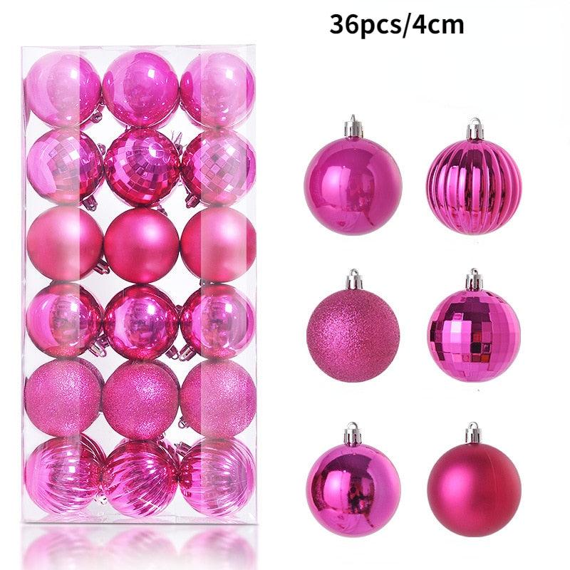 Conjunto de Bolas de Natal 36 peças - ATMOSFHERE SHOP