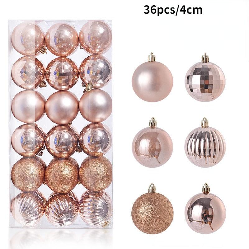 Conjunto de Bolas de Natal 36 peças - ATMOSFHERE SHOP