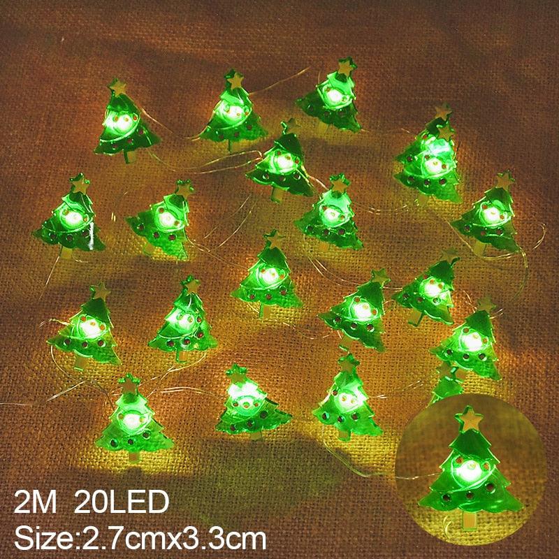 Luz de LED para Árvore de Natal - Decoração 20 Leds - 2 metros - ATMOSFHERE SHOP
