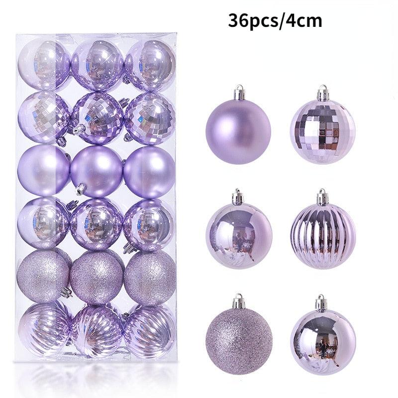 Conjunto de Bolas de Natal 36 peças - ATMOSFHERE SHOP