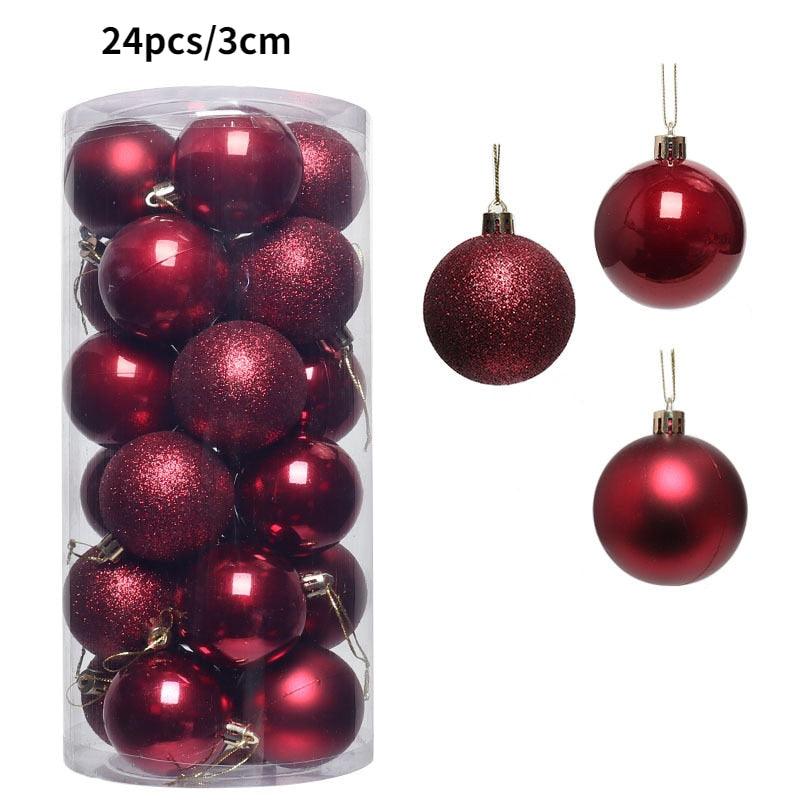 Conjunto de Bolas de Natal 36 peças - ATMOSFHERE SHOP