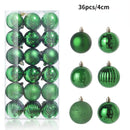 Conjunto de Bolas de Natal 36 peças - ATMOSFHERE SHOP