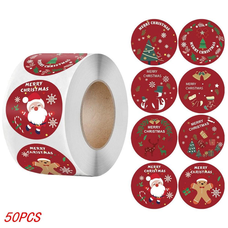 Adesivos de Natal para decoração 50 a 500Pcs - ATMOSFHERE SHOP