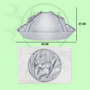 Capa para Cortar Cabelo Guarda Chuva - ATMOSPHERE SHOP