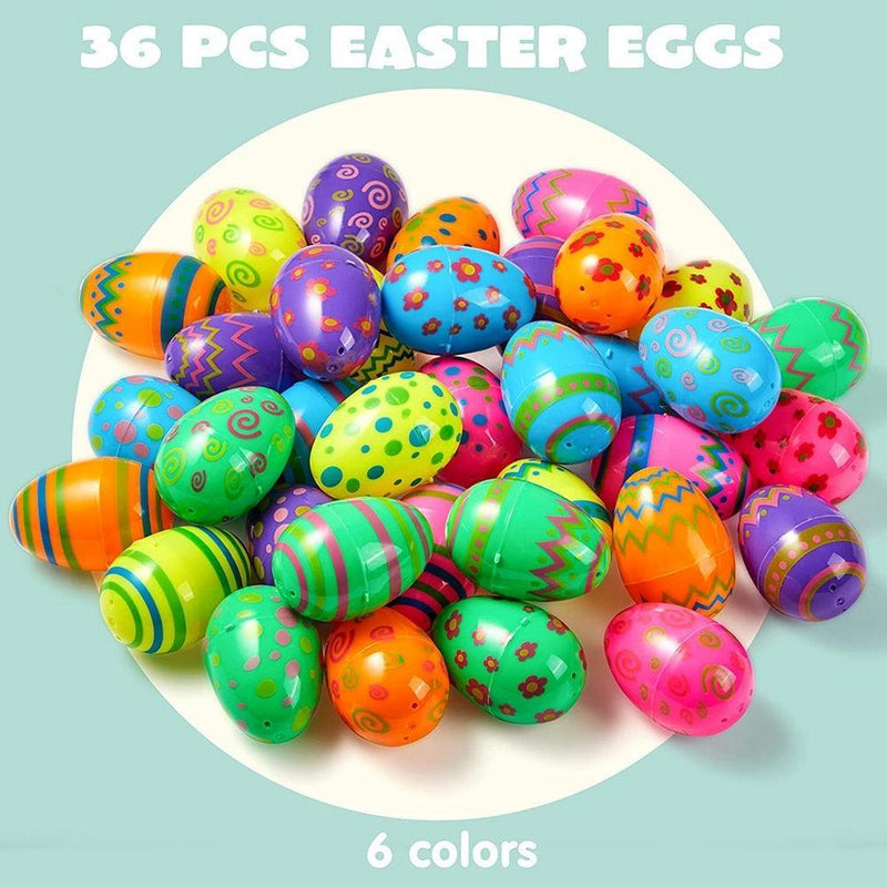 Formas Coloridas Ovos de Páscoa Decorativas 36 Peças - ATMOSPHERE SHOP
