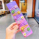 Grampo Presilha De Cabelo Simples Clipe Lateral Para Meninas 10 Peças - ATMOSPHERE SHOP