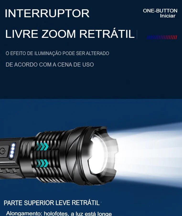 Lanterna Laser Titanium Sabre de Luz - Economize mais de R$100,00 HOJE - ATMOSPHERE SHOP