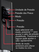 Mini Bomba Infladora Compressor de Ar Portátil para Pneus 150PSI 12V - ATMOSPHERE SHOP