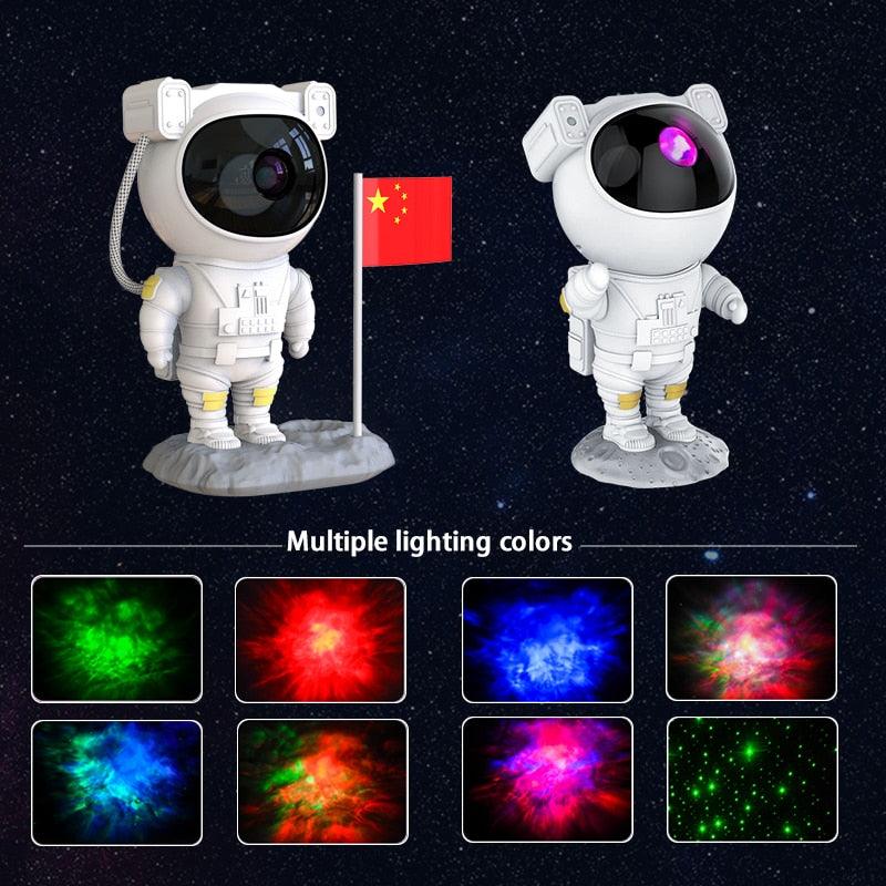 Mini Robô Projetor Infantil Astronauta 360º - ATMOSPHERE SHOP