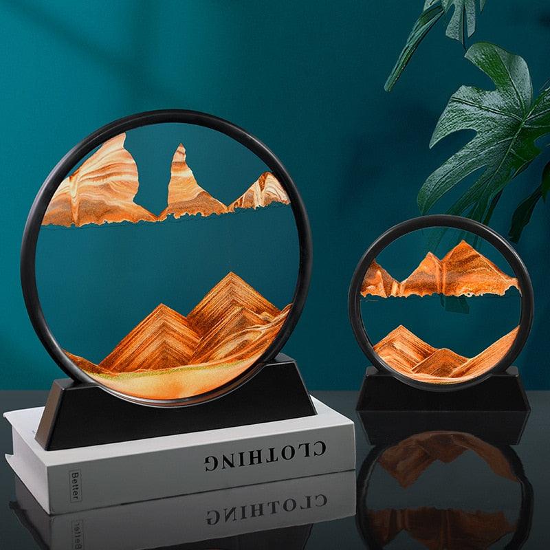 Quadro Decorativo de Mesa de Areia Movediça 3D - Premium - ATMOSPHERE SHOP