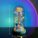 Rosa Encantada Dourada Atmos™ - Excelente Presente - ATMOSPHERE SHOP