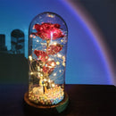 Rosa Encantada Dourada Atmos™ - Excelente Presente - ATMOSPHERE SHOP