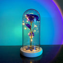 Rosa Encantada Dourada Atmos™ - Excelente Presente - ATMOSPHERE SHOP