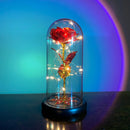 Rosa Encantada Dourada Atmos™ - Excelente Presente - ATMOSPHERE SHOP