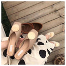 Sapato Feminino Salto baixo Amadeirado DonLee 2022/2023 - ATMOSPHERE SHOP