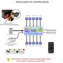 Ventoinha Cooler ARGB Air Series 120mm Ajustável Aura Atmos - ATMOSPHERE SHOP